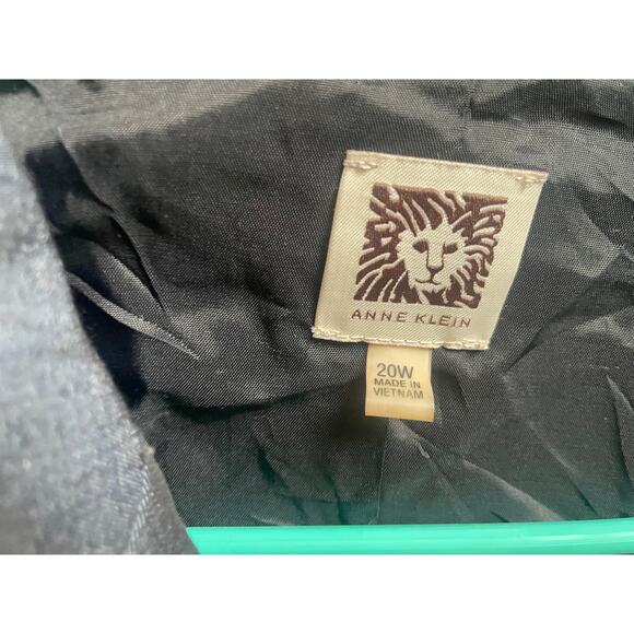 Anne Klein Navy Single Button Blazer - Size 20W *** - Picture 5 of 5